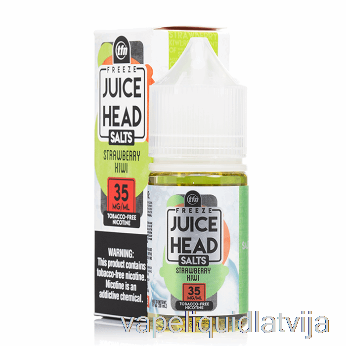 Iesaldēt Zemeņu Kivi - Sulas Galvas Sāļi - 30ml 50mg Vape šķidrums